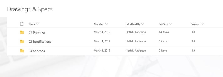 Sample Folders and Document Organizing